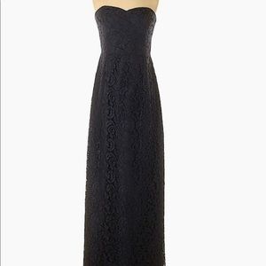 NWT J. Crew Lace Strapless Gown